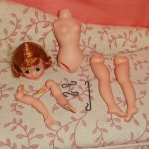 EXCELLENT VINTAGE 10" TO 10.5" CISSETTE MADAME ALEXANDER-COMPLETE PARTS